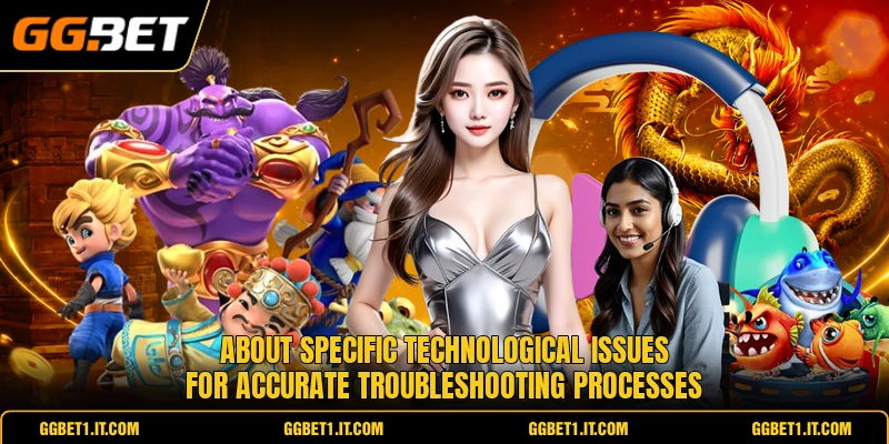 About specific technological issues for accurate troubleshooting processes