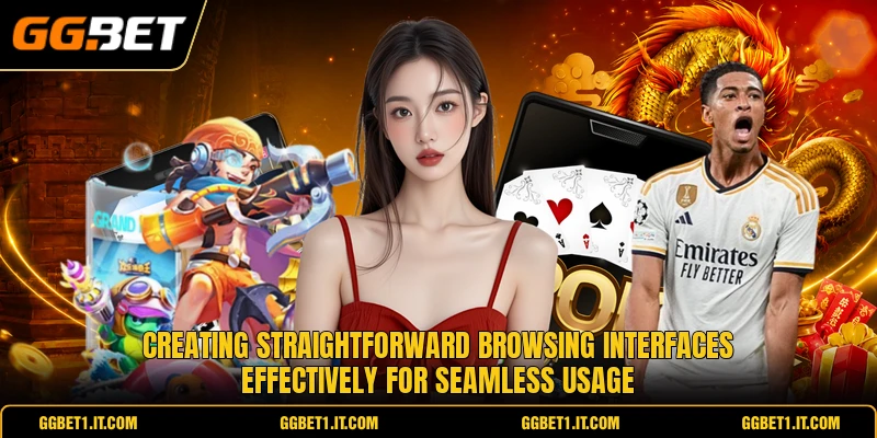 Creating straightforward browsing interfaces effectively for seamless usage