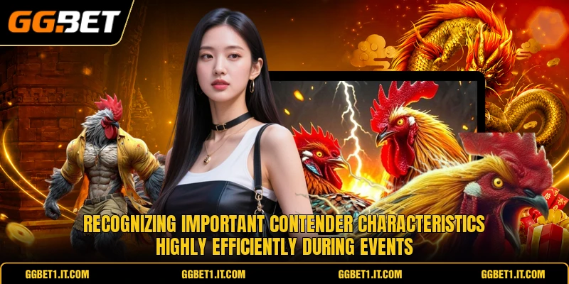 Recognizing important contender characteristics highly efficiently during events Recognizing important contender characteristics highly efficiently during events