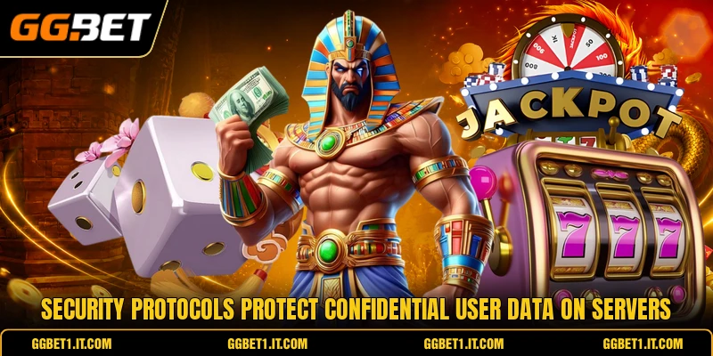 Security protocols protect confidential user data on servers