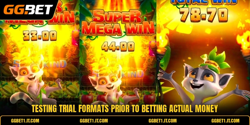 Testing trial formats prior to betting actual money Testing trial formats prior to betting actual money